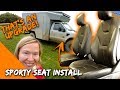 Sporty Seat Install - How to Build an Overlander