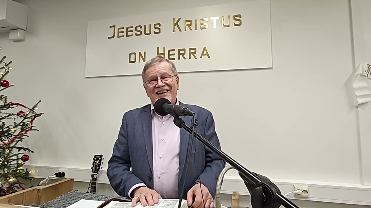 31.12.2025. Raamattutunti, aiheena: Uusi taivas, uusi Maa. Puhujana Pauli Rahkonen.