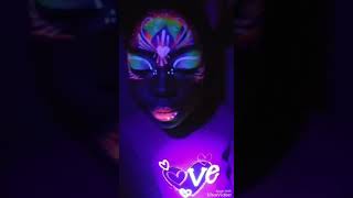 UV NEON FACE PAINT / BLACKLIGHT FACE PAINTING
