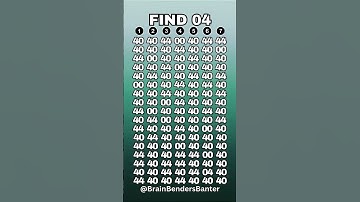 Think Fast: Can You Solve This Cognitive Brain Teaser?  #shorts