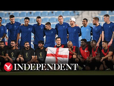England players meet migrant workers who built World Cup stadiums in Qatar