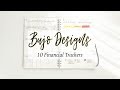 10 Types of Financial Trackers for Bullet Journaling