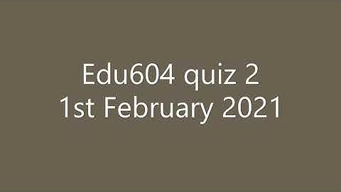 edu604 quiz 2 | latest|