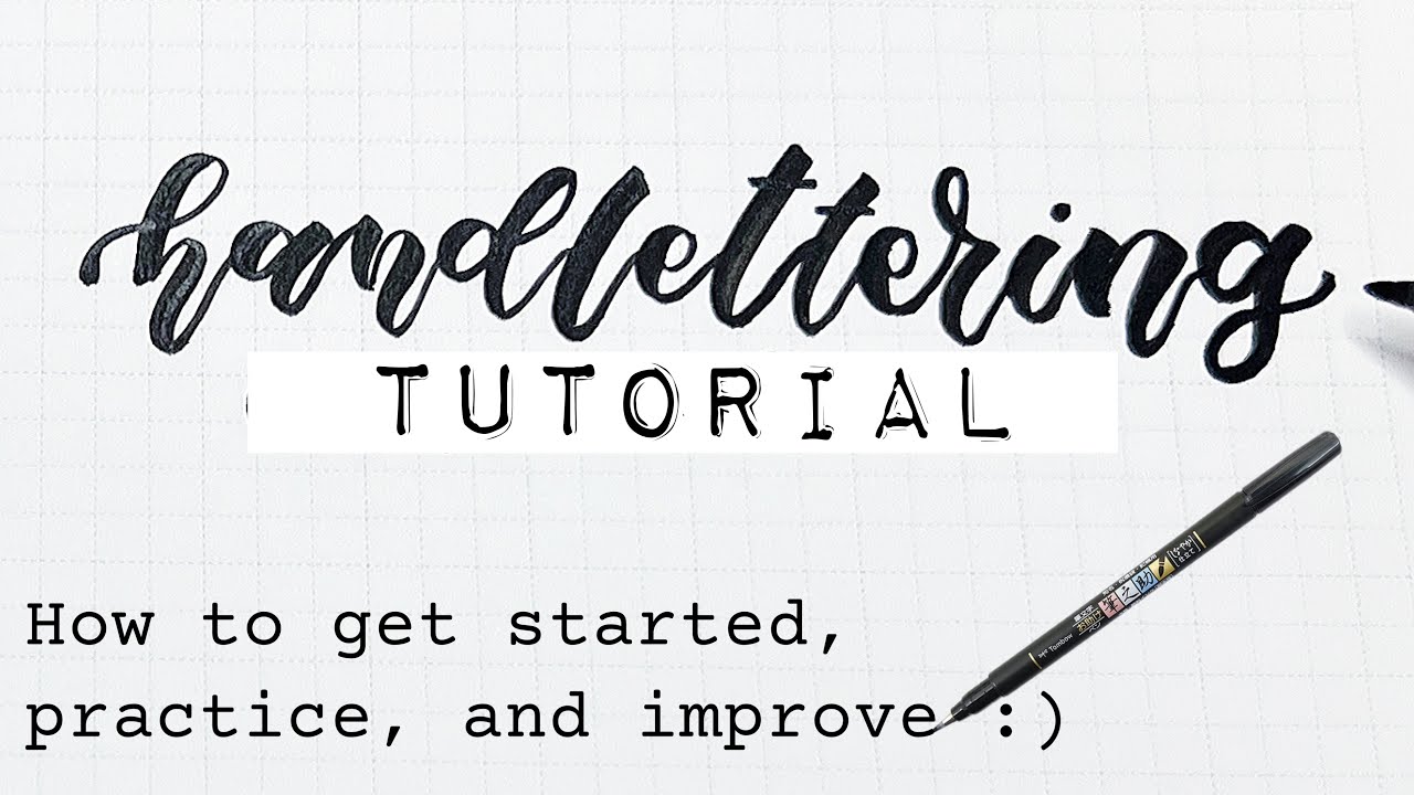 Hand lettering for beginners - Tips before you start • Affinity Grove