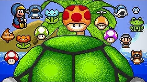 SMBX 1.4.4 - My Custom GFX | New PowerUps GFX (SMA4 Modern Style). HD