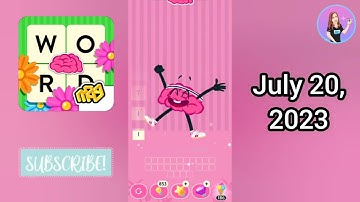 WordBrain Summer Event July 20, 2023