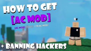 How To Get AC MOD | Roblox BedWars