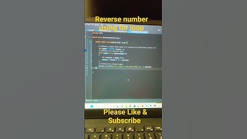 Reverse a number using for loop #coding #java #javadevelopment #shorts #viral