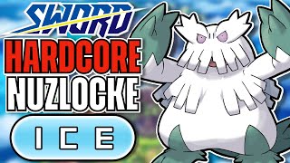 Pokemon Sword Hardcore Nuzlocke - ICE Type Pokémon Only! (No items, No overleveling)