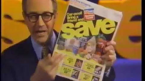 James Karen 1980 Pathmark Grocery Store Commercial