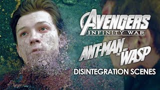 Disintegration Scenes | Avengers: Infinity War (2018) and Ant-Man and the Wasp (2018)