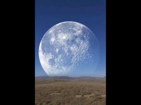 شاهد حجم القمر وظهوره لمدة 30 ثانية وحجب الشمس لخمس ثوان