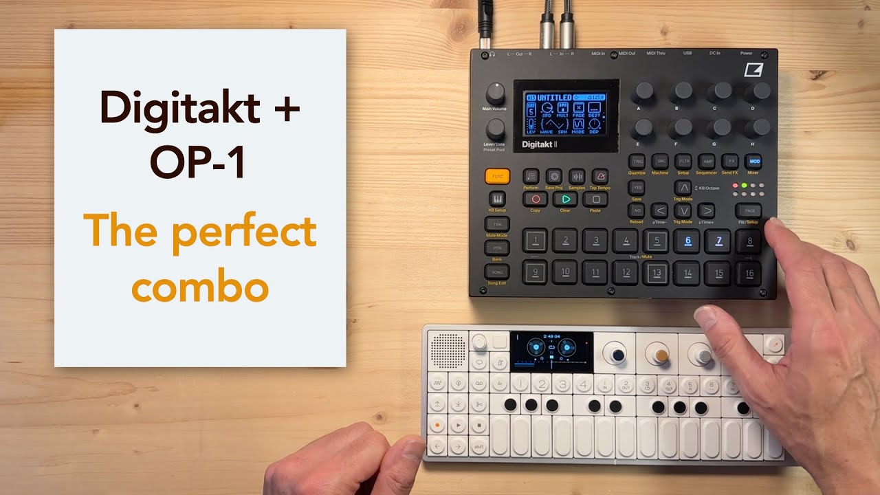 Digitakt + OP-1：いい感じの組み合わせだね : r/Elektron