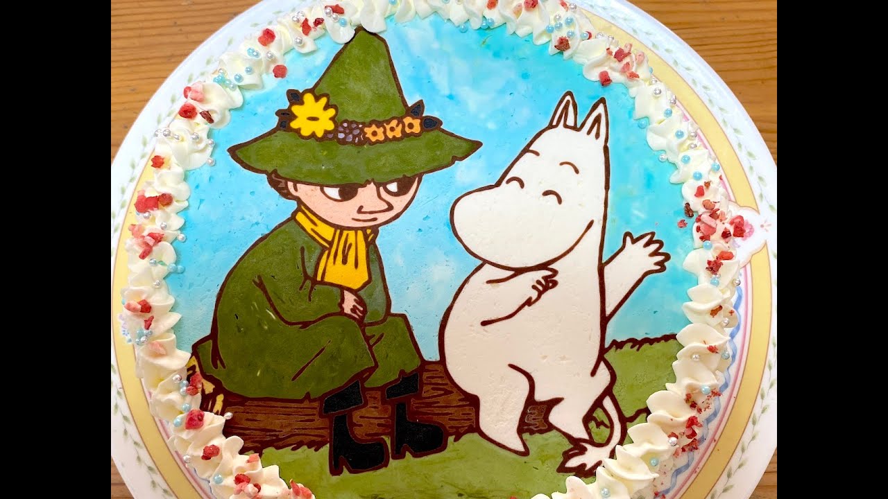 キャラケーキ Moomin ムーミン スナフキンのケーキ Youtube