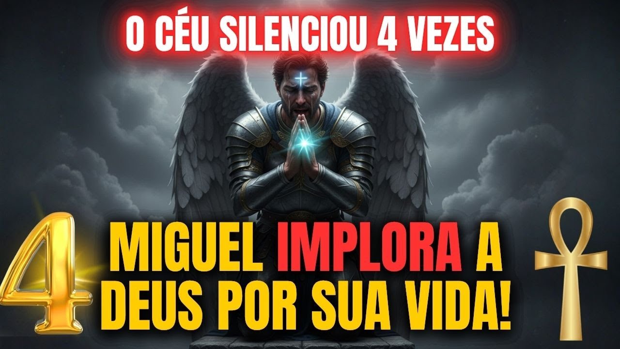 💔 O CÉU SILENCIOU 4 VEZES — MIGUEL IMPLORA A DEUS POR SUA VIDA!