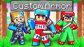 We Added CUSTOM ARMOR To Minecraft...