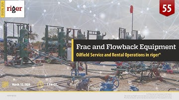 Frac and flowback services and equipment rentals │RigER webinar #55