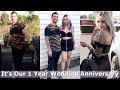 It's Our 1 Year Wedding Anniversary!!