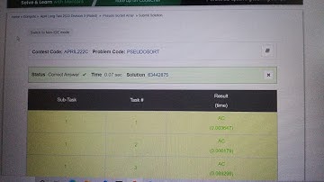 Pseudo Sorted Array | April long challenge II | Codechef Solutions.