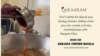 Banjara Chicken Masala - A Flavorful E Blend For Exquisite Indian Cuisine