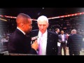 Mark Jones of ESPN asks Greg Popovich for a Super Bowl pick