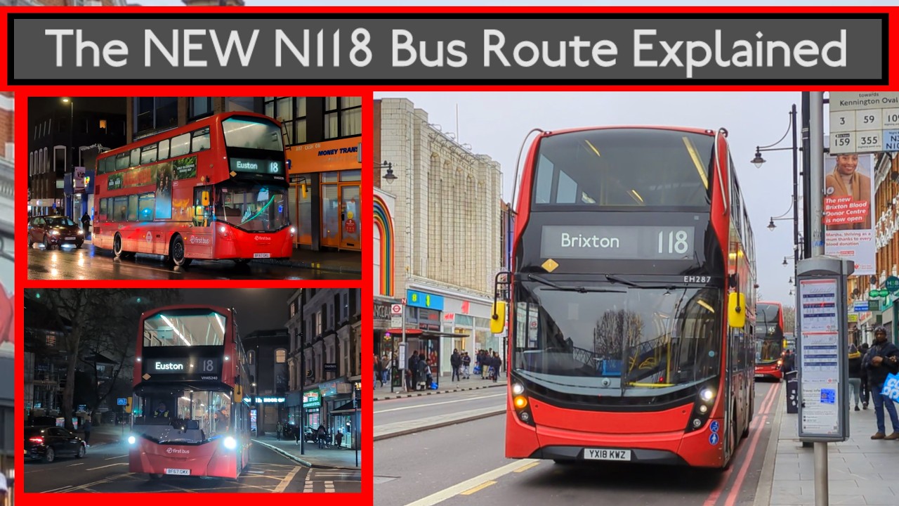 The BRAND NEW Bus Route Coming to London - the N118, N18 and 114 Night Bus Changes Explained 