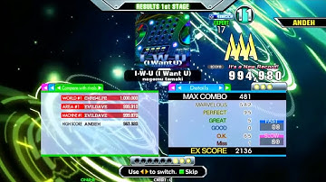 [DDR A3] I-W-U (I Want U) (ESP-17) 994,980 AAA