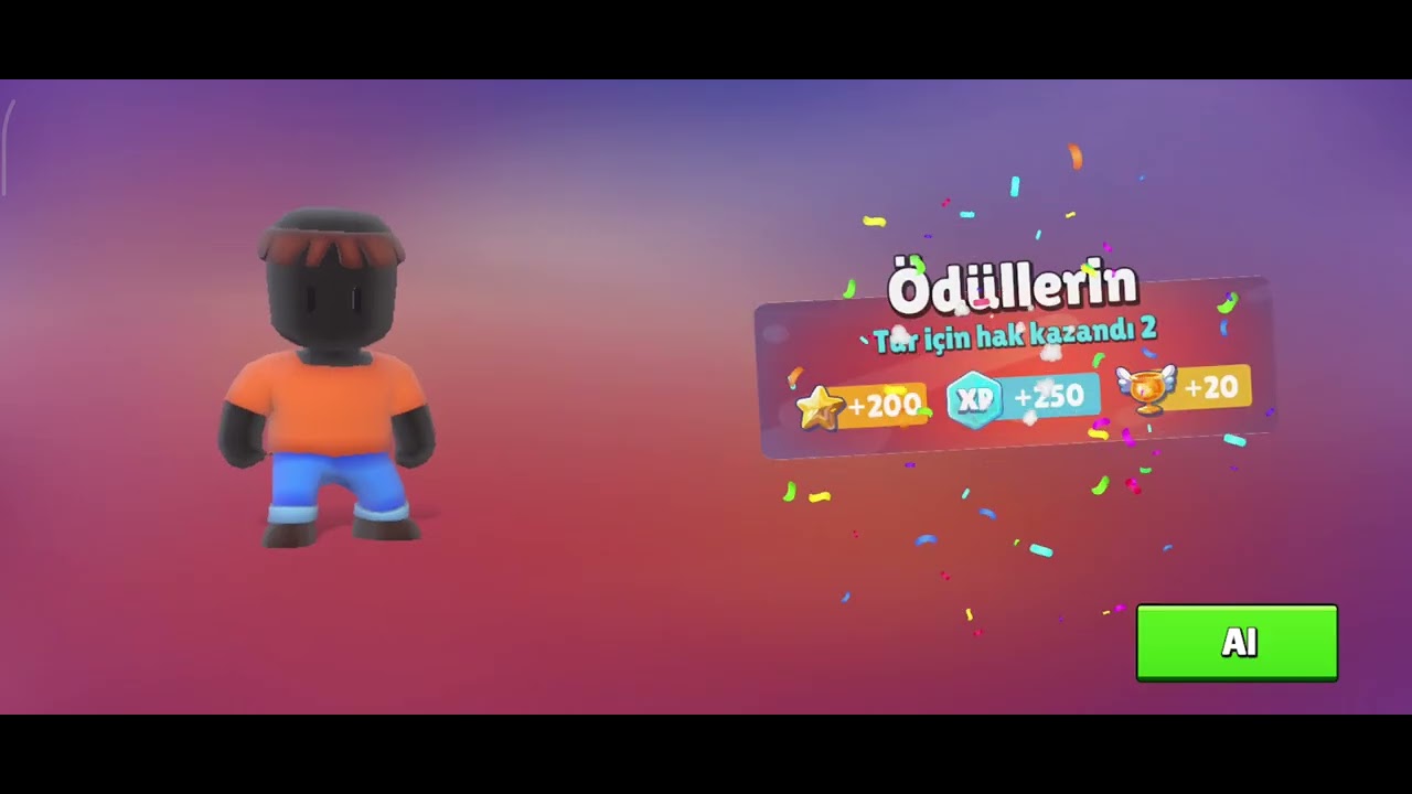 Stumble guys  yeni etkinlik gelmiş 😮