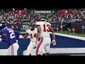 Tampa Bay Buccaneers at New York Giants Monday Night Football Madden 21 Sim.