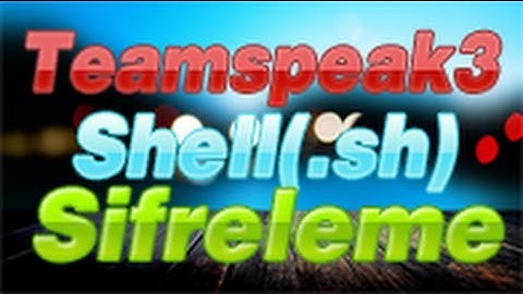 Shell(.sh) Dosyasını Şifreleme ve Script Uzantısına Çevirme Linux