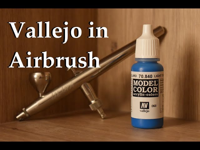 How to Airbrush Vallejo Model Color Tutorial 