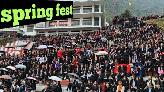 Day-1 spring fest in st Joseph's College  jakhama