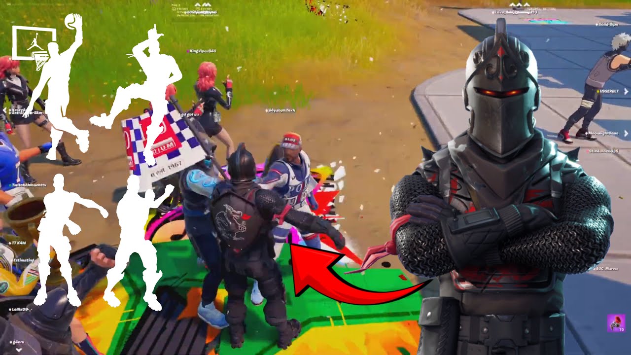 I Made Everybody Rage Using The Black Knight Skin in Party Royale | Fortnite