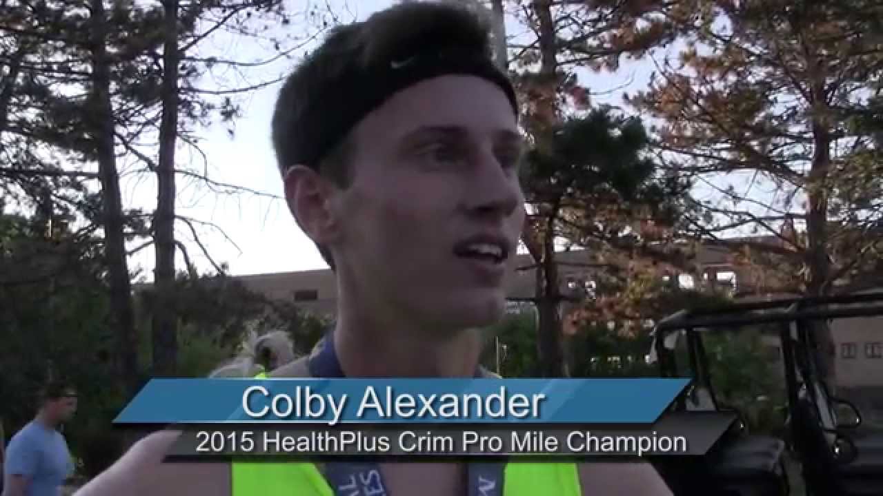 Interview: Colby Alexander - 2015 HealthPlus Crim Professional Men's Mile Champion