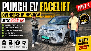 Tata Punch.ev Facelift Owner Review After 8500 KM | Part 2 | Real Range, Pros & Cons ⚡🚗
