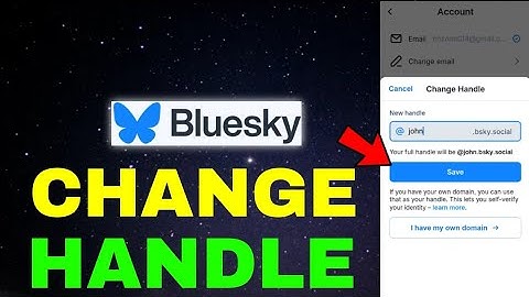 how to change handle on bluesky | how to change username on bluesky | bluesky tutorial