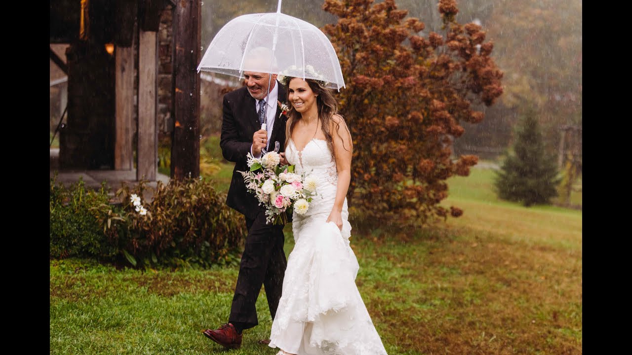 Rain on your Wedding Day is Good Luck | Alexa & Scott - YouTube