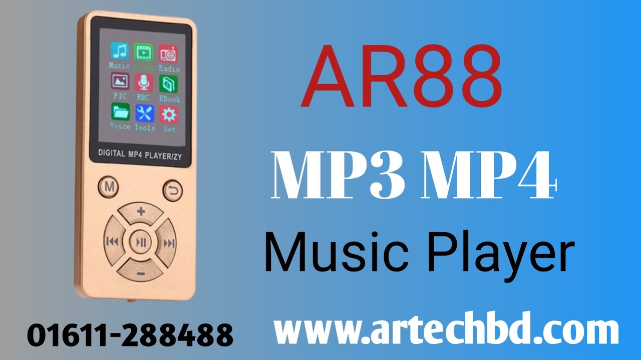 AR88 Mp3 Mp4 Player BD | AR TECH BD | Bangla Unboxing Review | 2023 ...