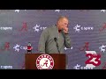 Kalen DeBoer on September 22, 2025 ahead of Georgia matchup