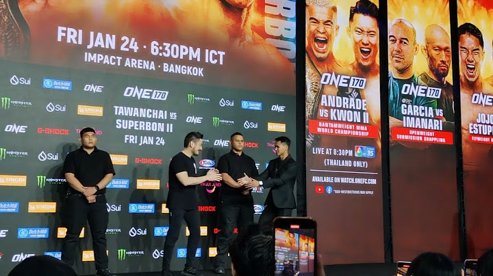 วันที่ 24 ม.ค One 170 #ตะวันฉาย🆚ซุปเปอร์บอน 👊👊👊