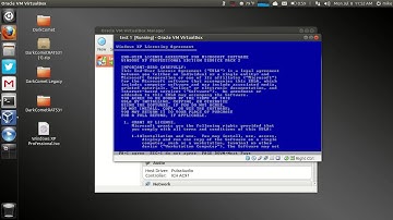 Installing XP in Virtualbox in Ubuntu 13.04