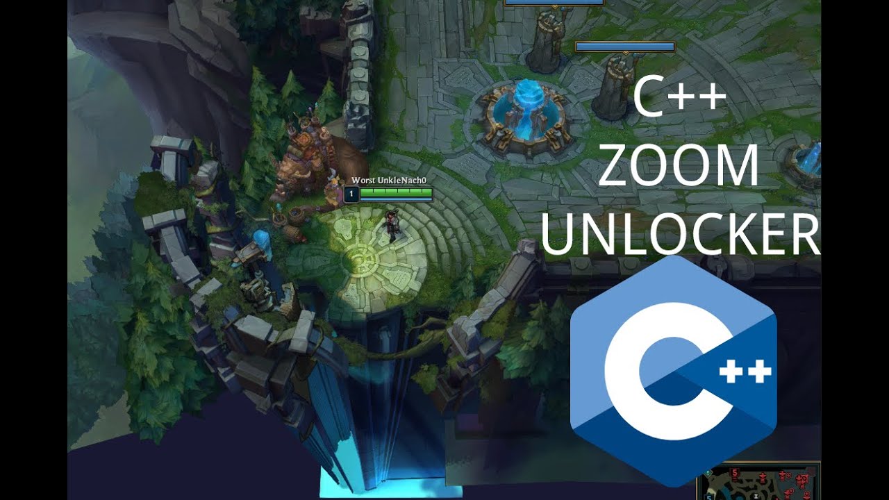 League of Legends external zoom unlocker c++ - YouTube