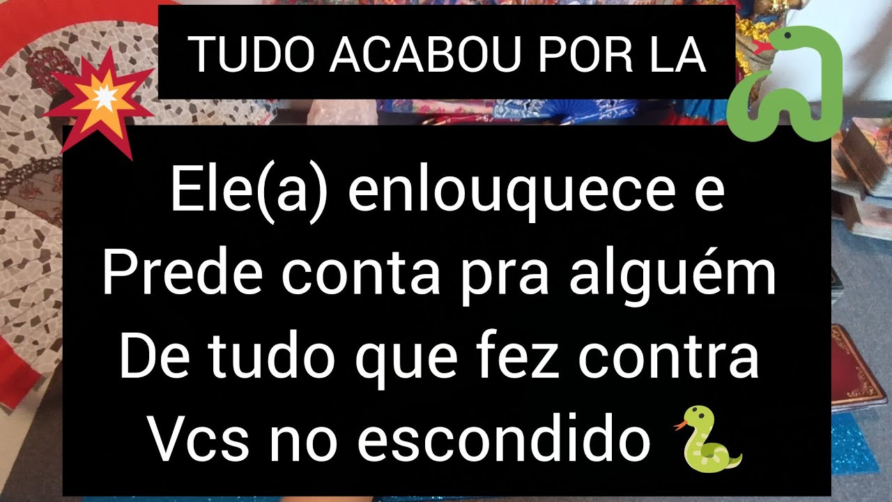 💥TUDO ACABADO😱ELE(A) ENLOUQUECEU HOJE E PEDE A CONTA PRA ALGUÉM DE TUDO QUE FEZ CONTRA VCS ESCONDIDO