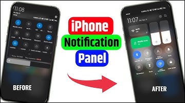 Change Notification panel android to iPhone | Android phone में iPhone वाला notification panel