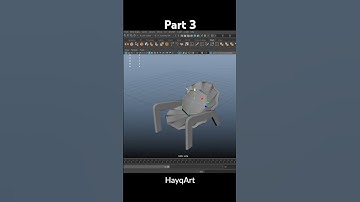 3D Modeling a Shell Chair | Part 3/6 | Autodesk Maya