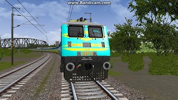 Prayagraj Superfast Express Departing from  New Delhi and Moving to Allahabad in MSTS Open Rails