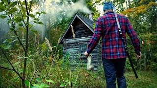I Meet the First Autumn Cold in an OLD Forest HUT