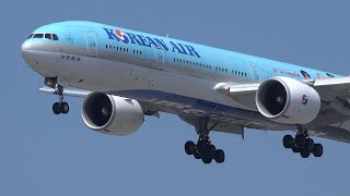 Korean Air Boeing 777-300ER SuperM Let's Go Everywhere livery [HL8010] Landing at Los Angeles (LAX/)