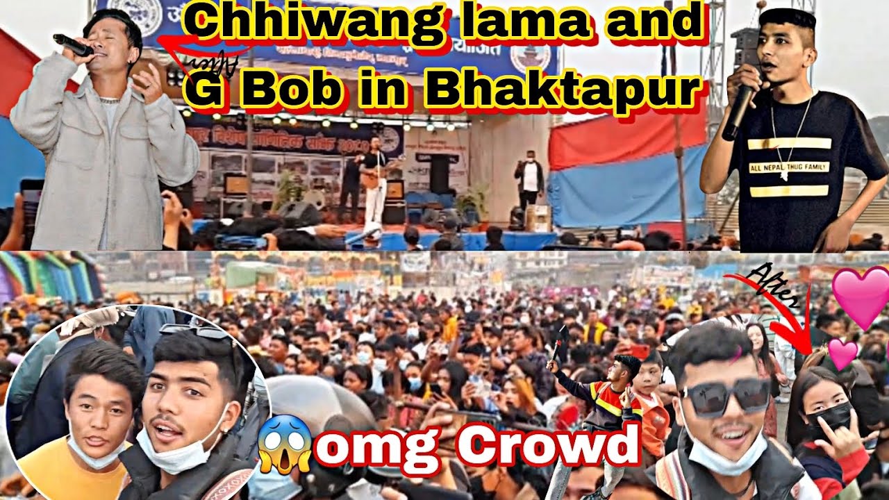Chhiwang lama and G Bob in Bhaktapur mahotsab 2080/01/04💖 
