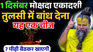 1 दिसंबर मोक्षदा एकादशी के दिन तुलसी के नीचे कर देना ये, 7 पीढी बैठकर खाएगी ! Premanand ji Maharaj